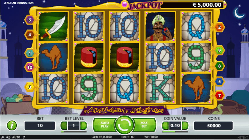 Arabian Nights Slot gameplay