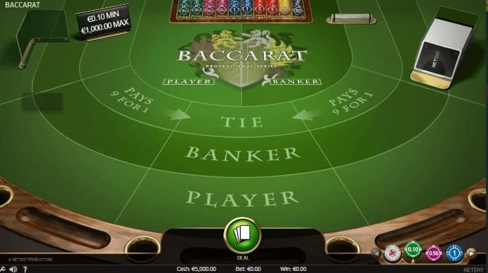Baccarat Pro gameplay