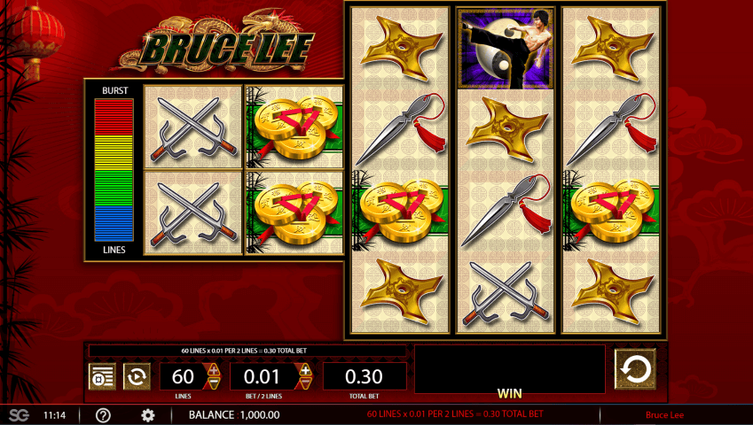 Bruce Lee Slot gameplay