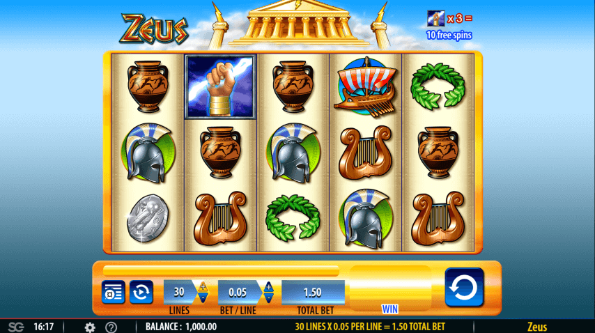 Zeus Slot gameplay