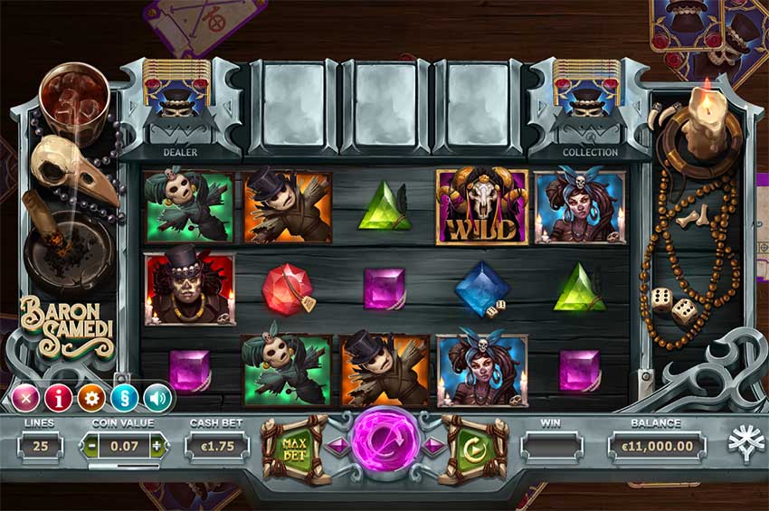 Baron Samedi Slot gameplay