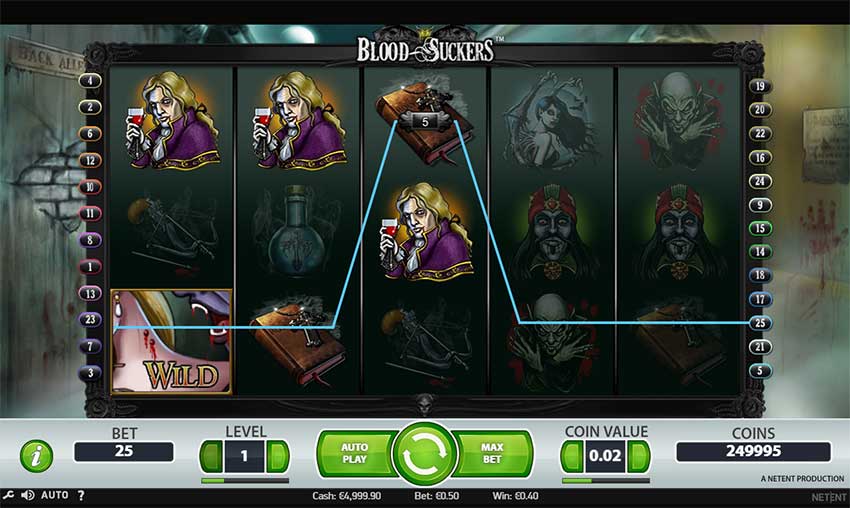 Blood Suckers Slot gameplay