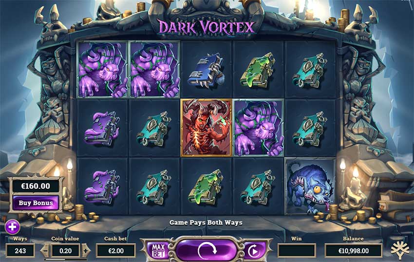 Dark Vortex Slot gameplay