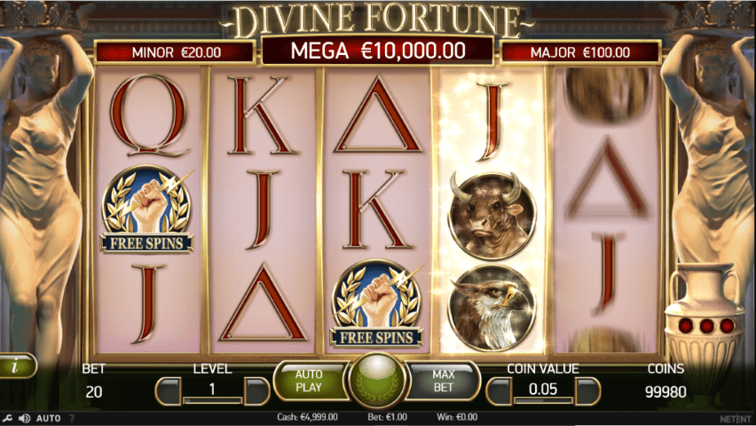 Divine Fortune Slot gameplay
