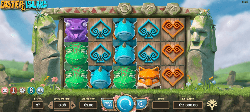 Easter Island Slot gameplay