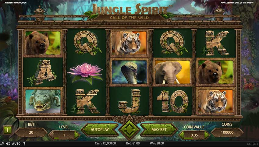 Jungle Spirit Slot gameplay