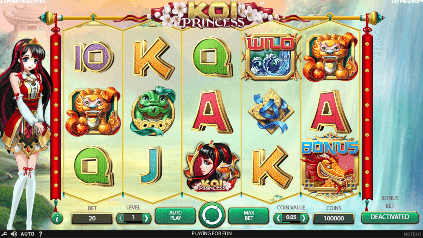 Koi Princess Slot gameplay