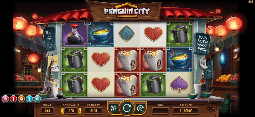 Penguin City Slot gameplay