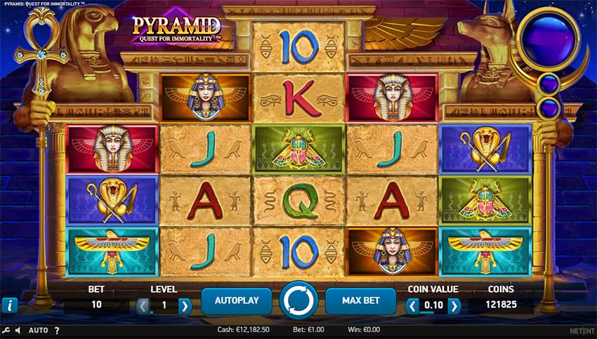 Pyramid Quest for Immortality gameplay