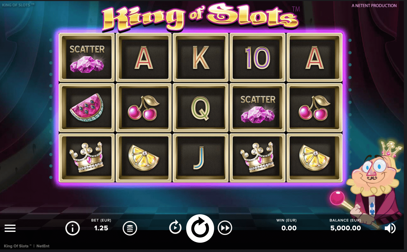 King of Slots gameplay