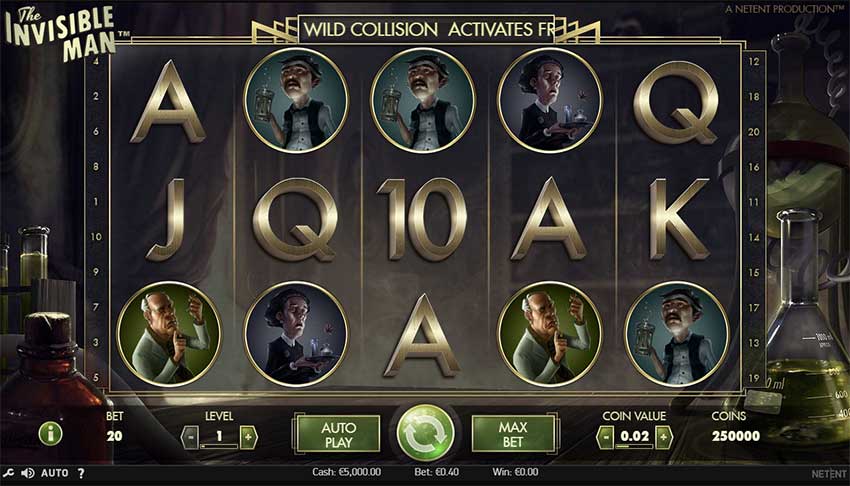 The Invisible Man Slot gameplay