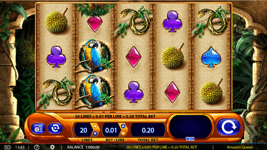 Amazon Queen Slot gameplay