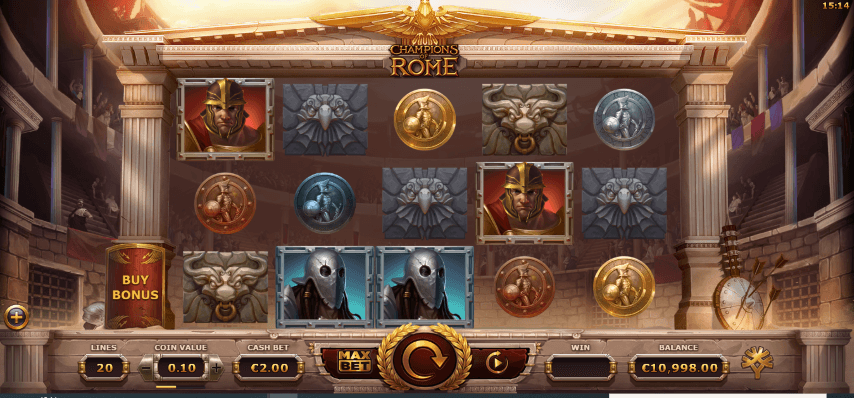 Champions of Rome Slot gameplay