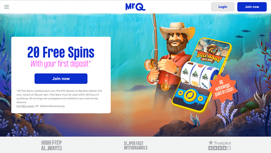 mrq casino free spins
