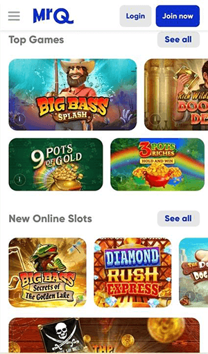 mrq casino mobile top games