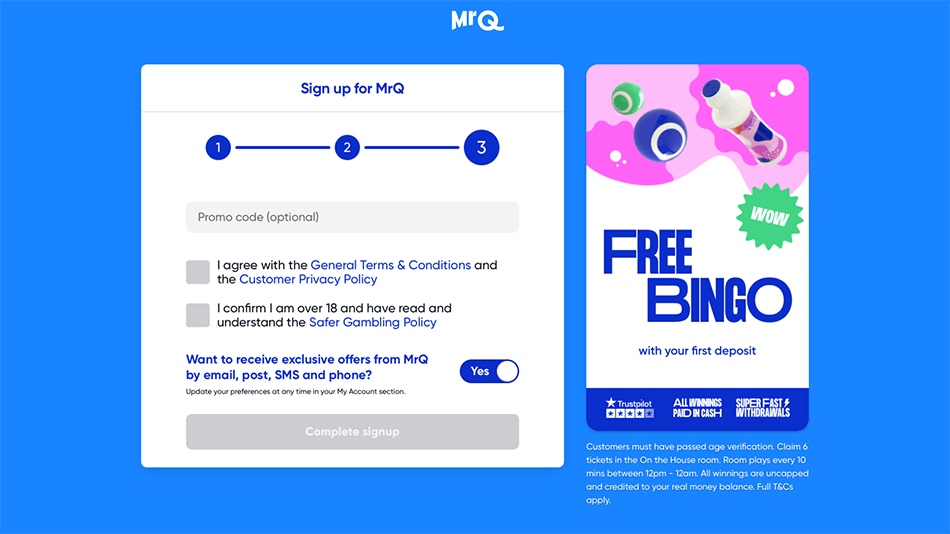 mrq casino singup