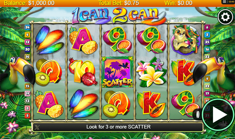 1 Can 2 Can Slot gameplay