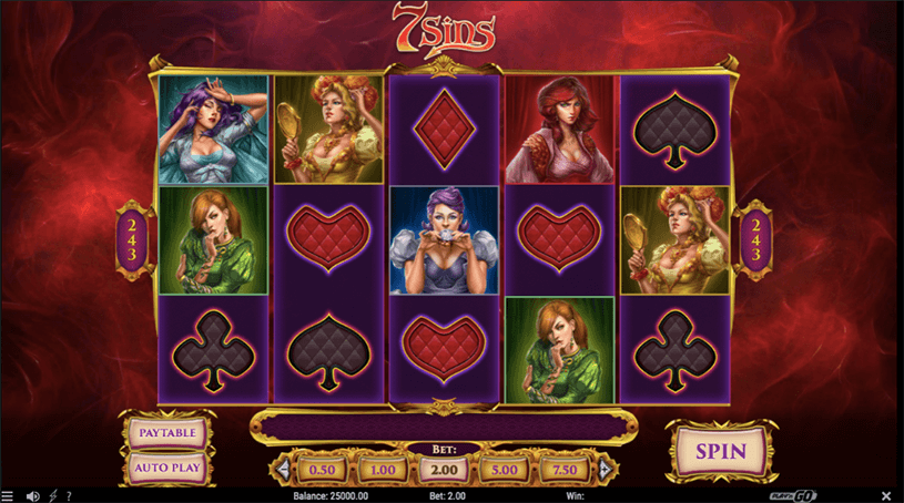 7 Sins Slot gameplay