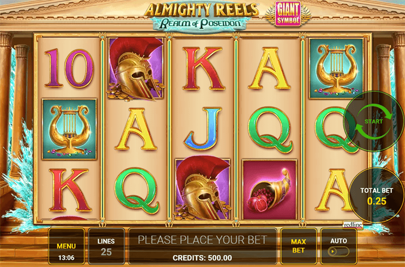 Almighty Reels – Realm of Poseidon Slot gameplay