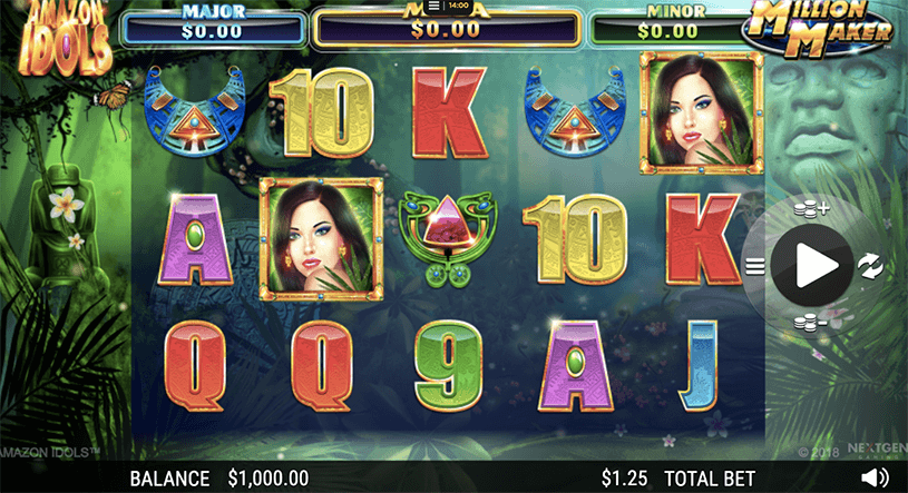 Amazon Idols: Million Maker Slot gameplay