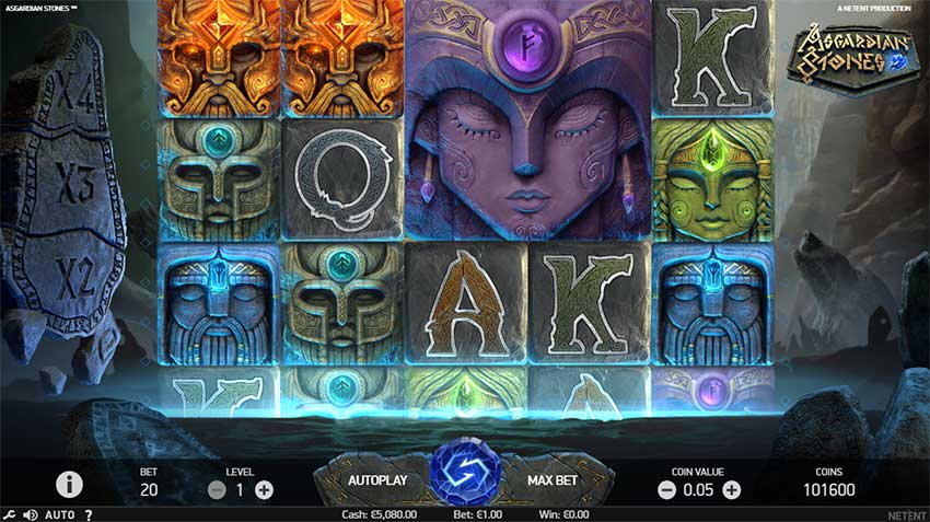 Asgardian Stones Slot gameplay