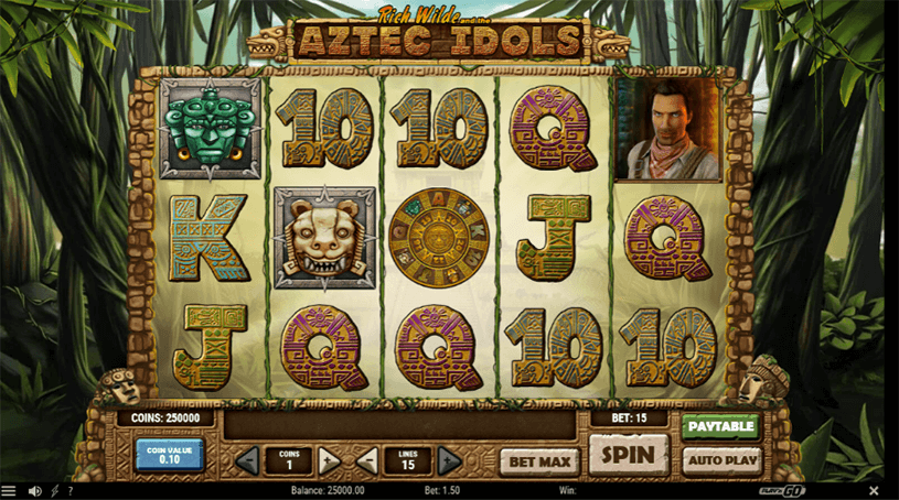 Aztec Idols Slot gameplay