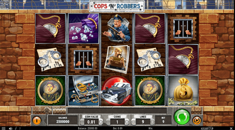 Cops n Robbers Slot gameplay