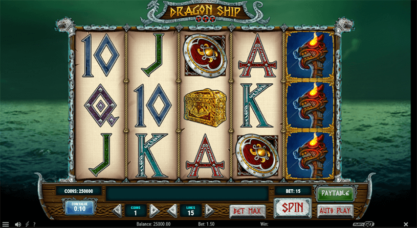 Dragonship Slot gameplay