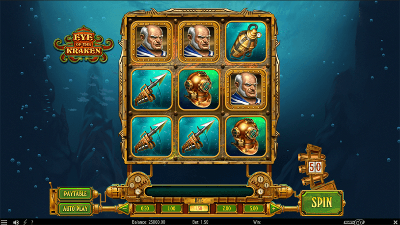 Eye of the Kraken Slot gameplay