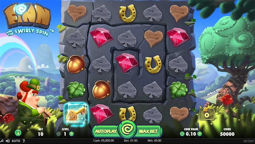Finn and the Swirly Spin Slot gameplay