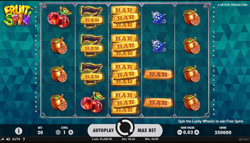 Fruit Spin Slot gameplay