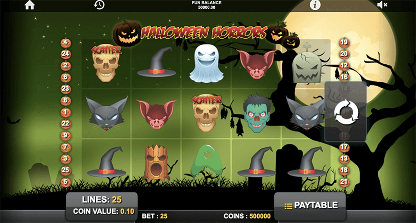 Halloween Horrors Slot gameplay