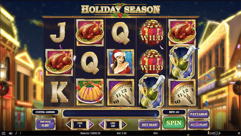 Holiday Season Slot gameplay