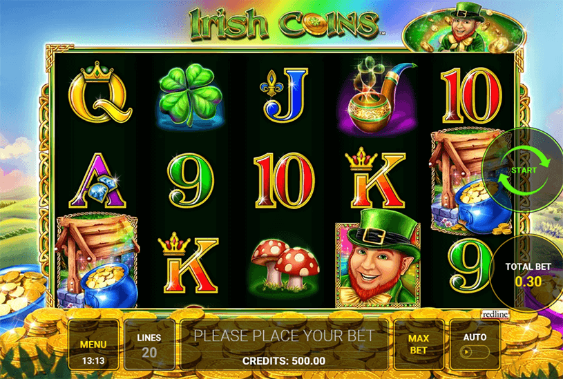 Irish Coins Slot gameplay