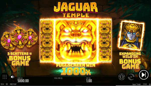 Jaguar Temple Slot gameplay