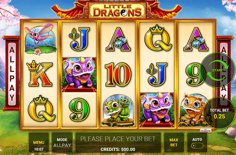 Little Dragons Slot gameplay