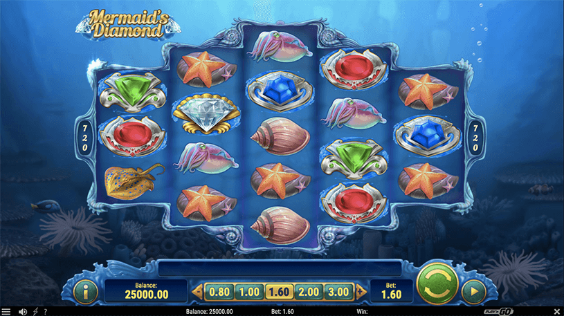 Mermaid’s Diamond Slot gameplay