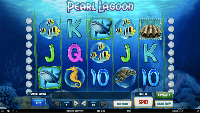 Pearl Lagoon Slot gameplay