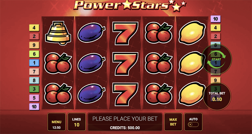 Power Stars Slot gameplay