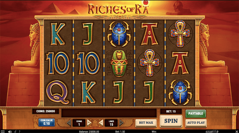 Riches of Ra Slot gameplay
