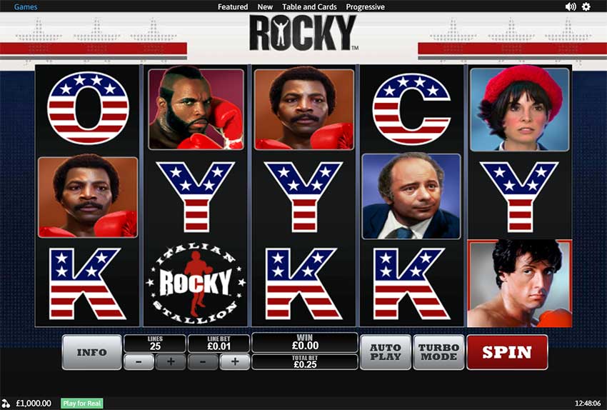 Rocky Slot gameplay