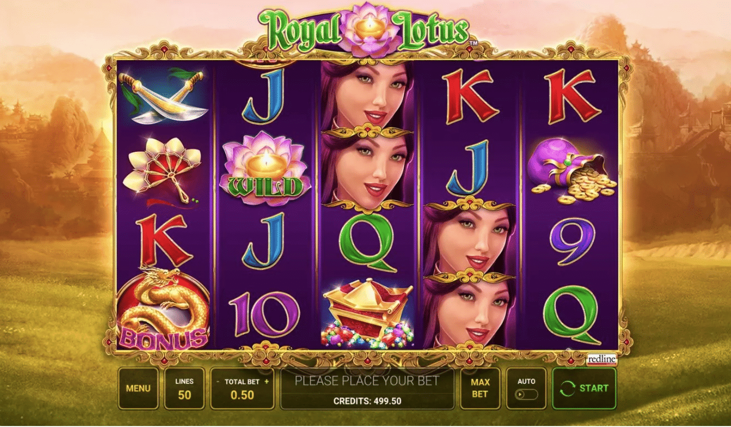 Royal Lotus Slot gameplay