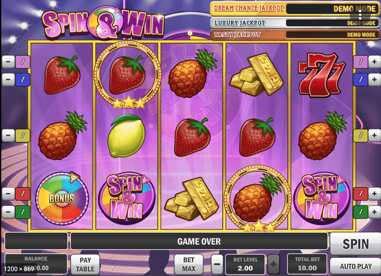 Spin and Win Slot gameplay
