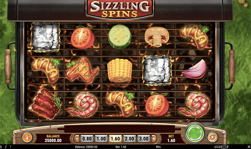 Sizzling Spins Slot gameplay