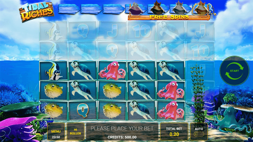 Tidal Riches Slot gameplay