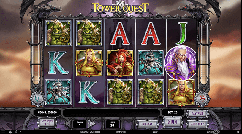 Tower Quest Slot gameplay