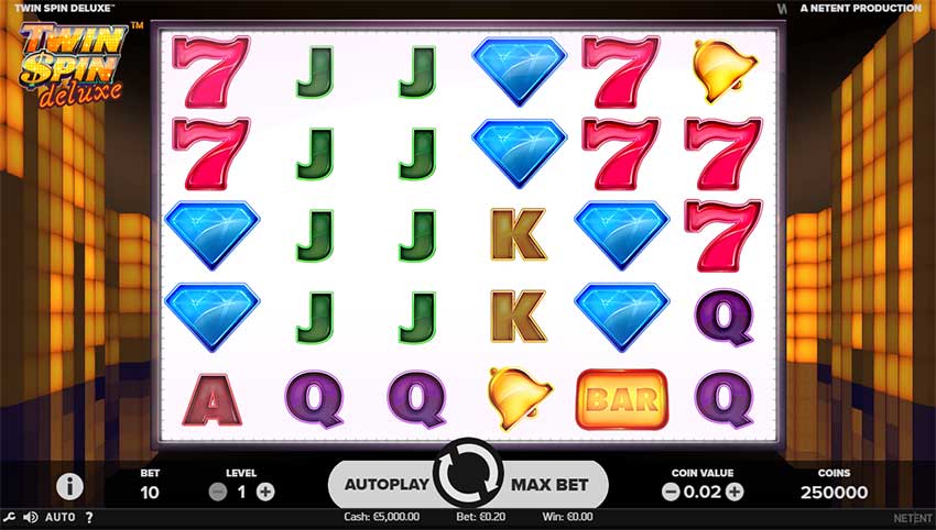 Twin Spin Deluxe Slot gameplay