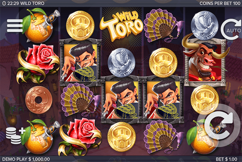 Wild Toro Slot gameplay