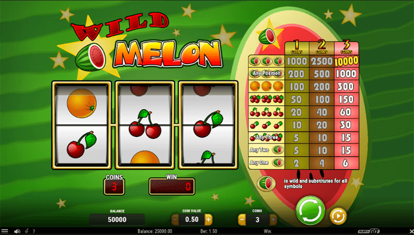 Wild Melon Slot gameplay