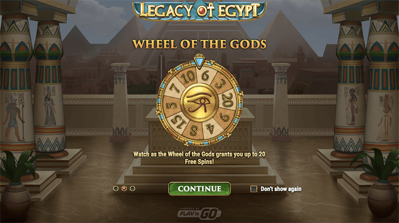 Legacy of Egypt Slot gameplay